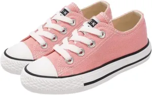 Girl's Canvas Sneakers Casual Style All Season Toddler Little Kid
