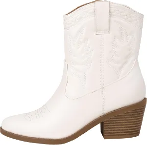 KAYDAY Womens Cowboy Boots Ankle Booties Rodeo Festival Fashion Outfit ~ COLIN