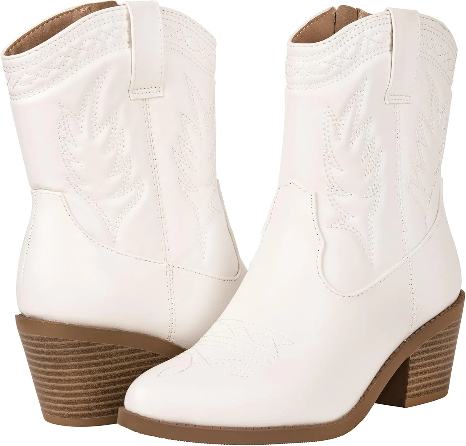 KAYDAY Womens Cowboy Boots Ankle Booties Rodeo Festival Fashion Outfit ~ COLIN