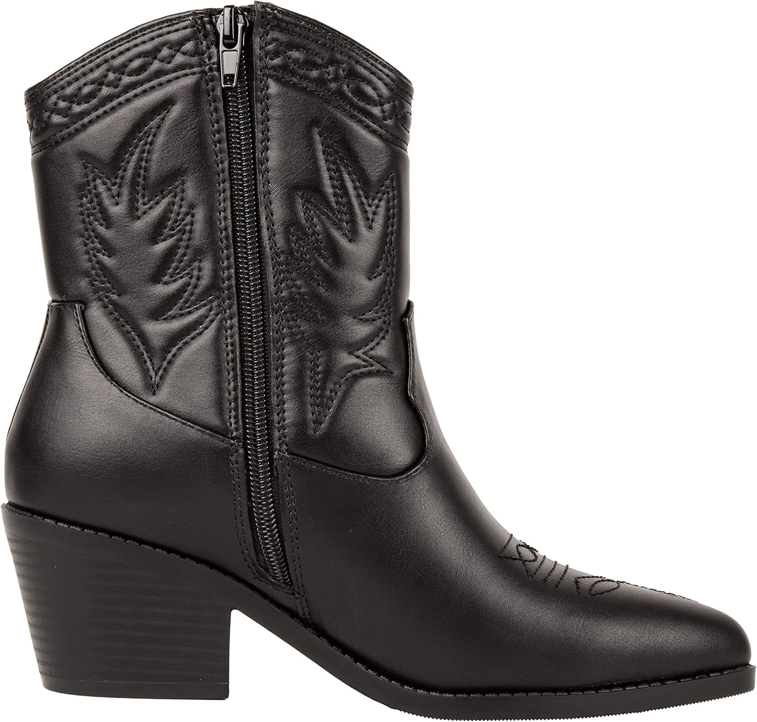 KAYDAY Womens Cowboy Boots Ankle Booties Rodeo Festival Fashion Outfit ~ COLIN