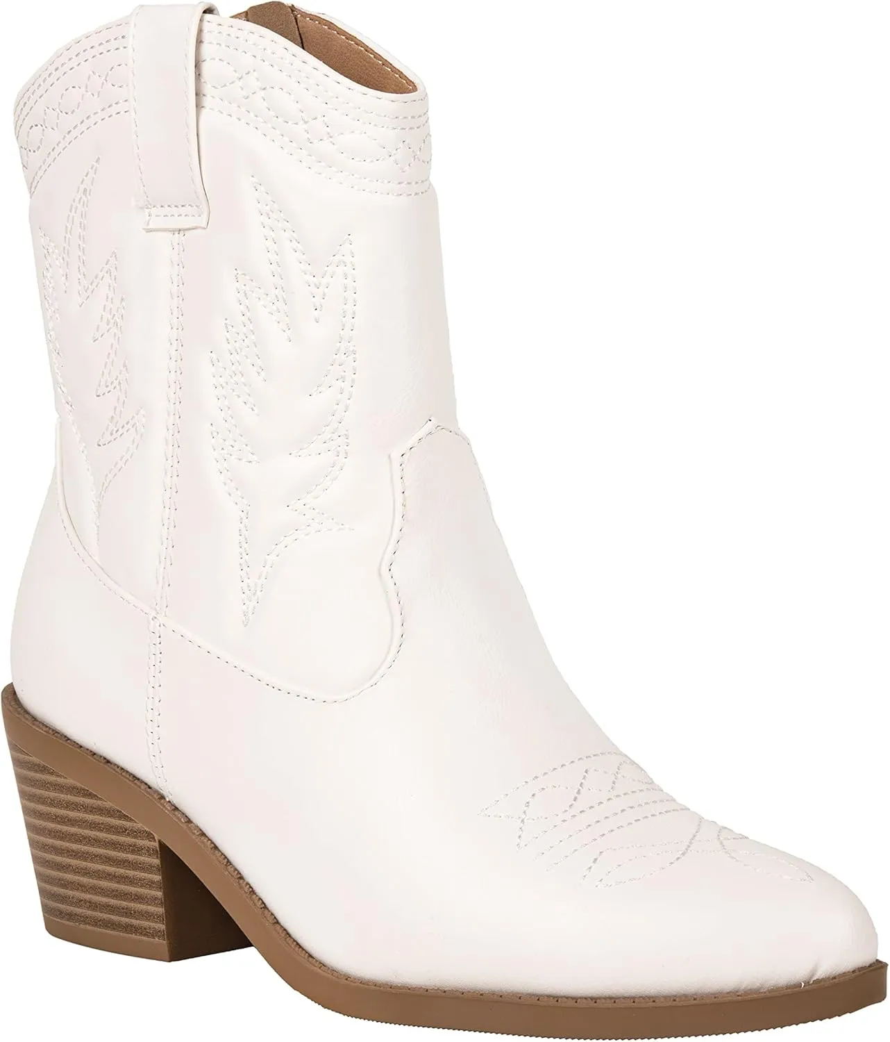 KAYDAY Womens Cowboy Boots Ankle Booties Rodeo Festival Fashion Outfit ~ COLIN