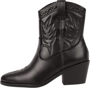 KAYDAY Womens Cowboy Boots Ankle Booties Rodeo Festival Fashion Outfit ~ COLIN