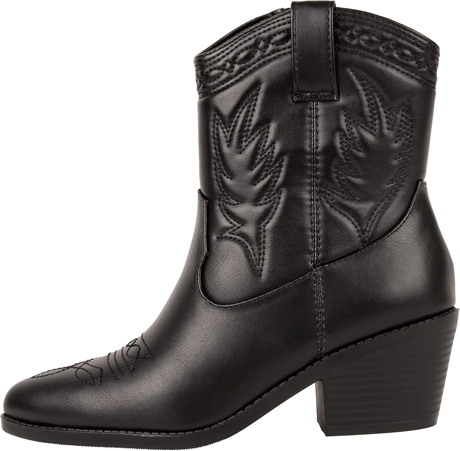 KAYDAY Womens Cowboy Boots Ankle Booties Rodeo Festival Fashion Outfit ~ COLIN