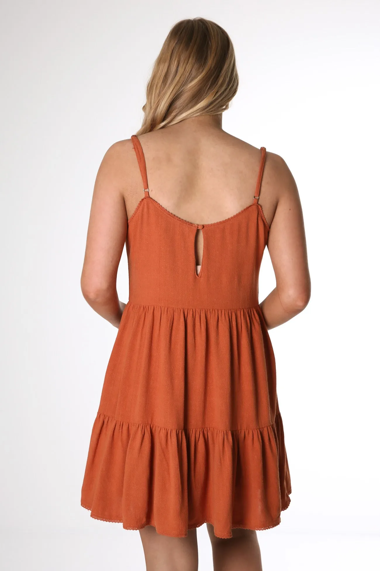 Savanna Washed Dress Tan