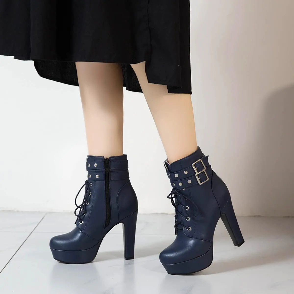 Scaoruki Fashion Platform Booties