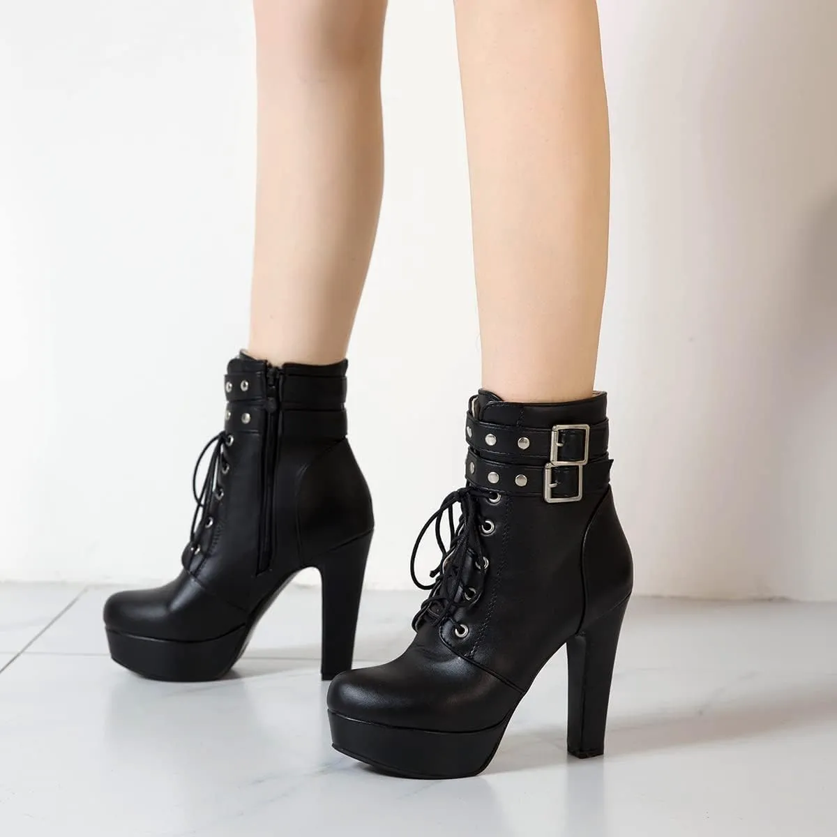 Scaoruki Fashion Platform Booties