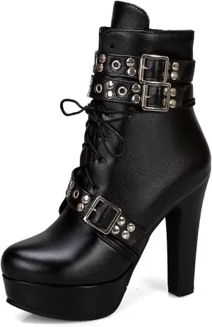 Scaoruki Fashion Platform Booties
